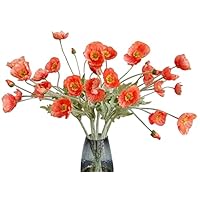 造花　ポピー　白　130本 アートフラワー ポピー S ホワイト【2024春夏モデル